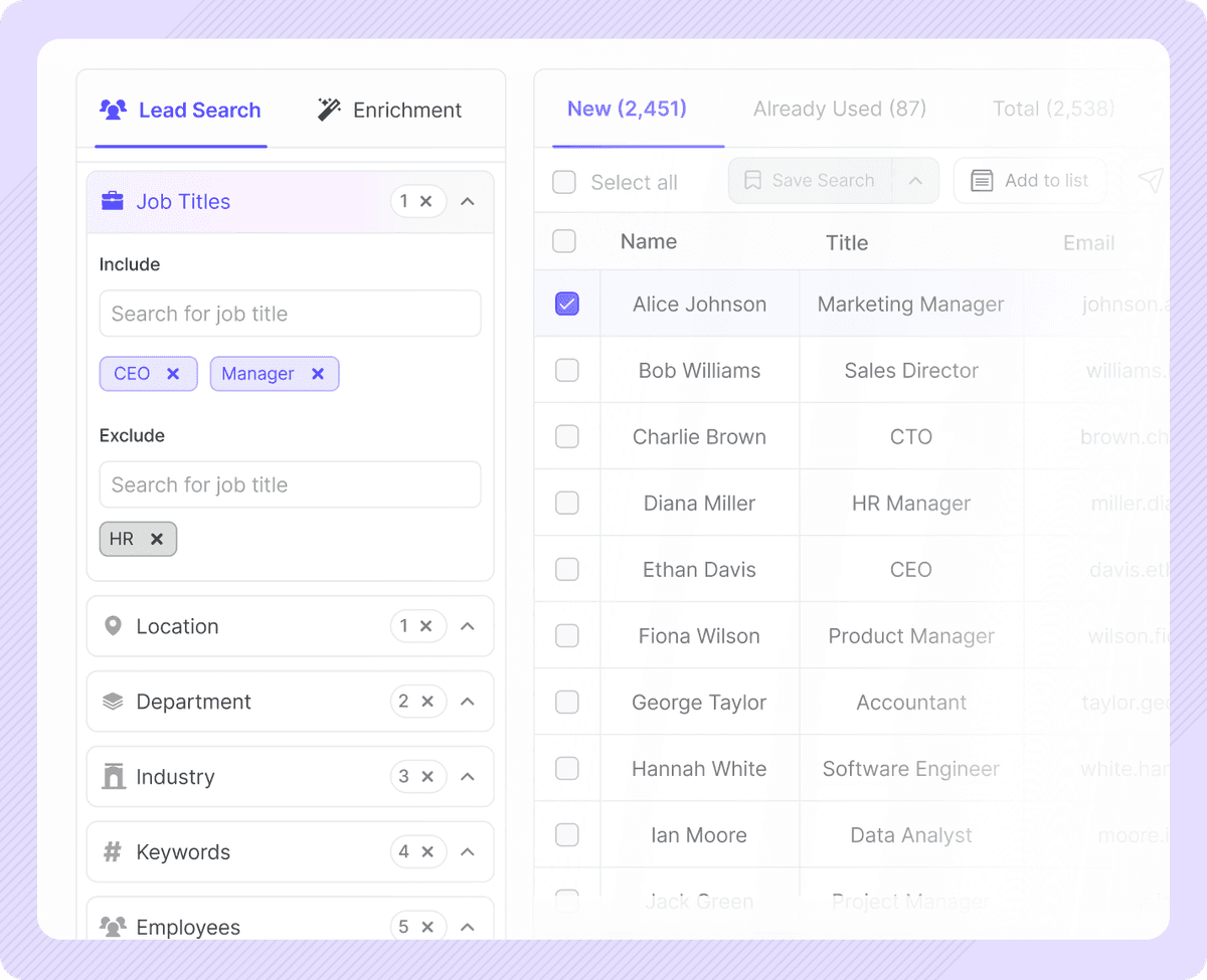 Advanced Filters For Your ICP